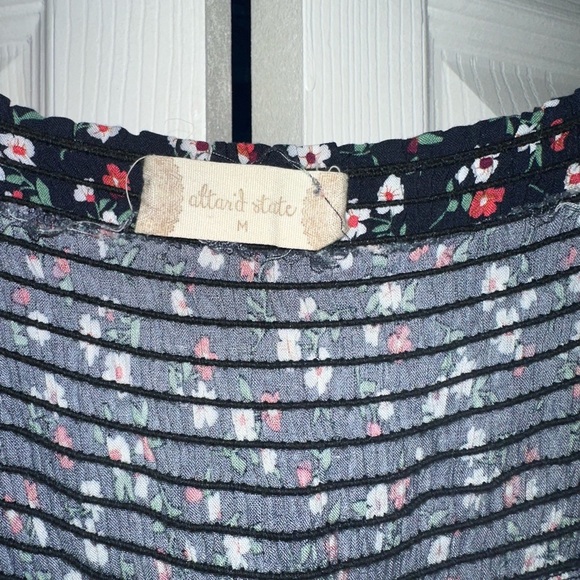 Altar'd State Navy Floral Mini Dress - Picture 2 of 3